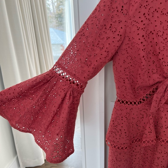 Keepsake the Label Lace Rose Coloured Dress - Picture 3 of 6